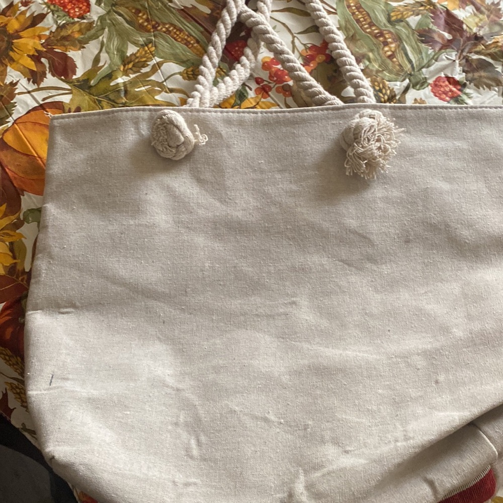USA beach bag 17” w by 15” l NWT - Picture 2 of 3